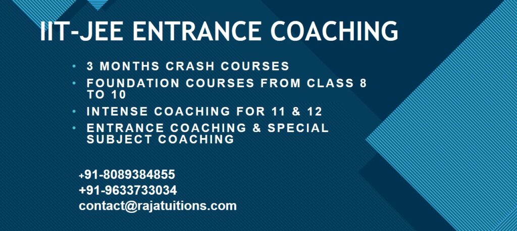 iit&jee entrance coaching