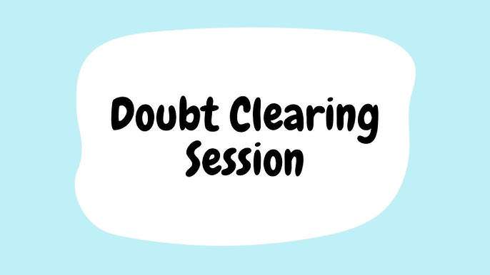 doubt-clearing-sessions
